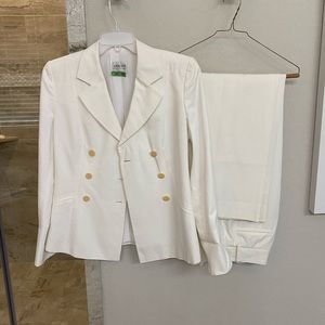 Armani Collection women’s white suit